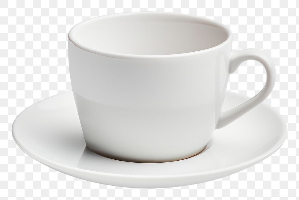 PNG Cup porcelain saucer coffee. AI generated Image by rawpixel.