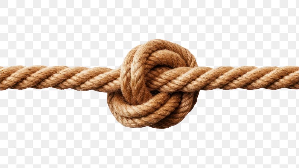 PNG Overhand knot rope durability strength