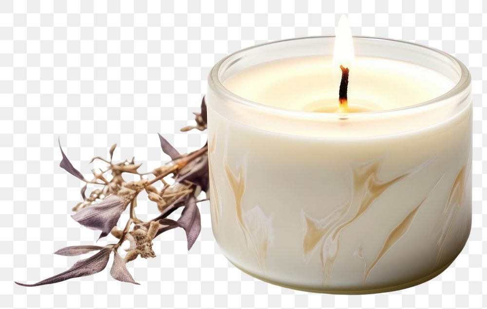 PNG Aroma candle white background freshness lighting. 