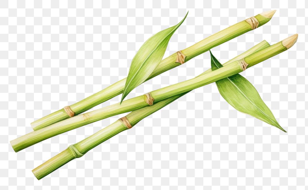 PNG Bamboo plant asparagus. 