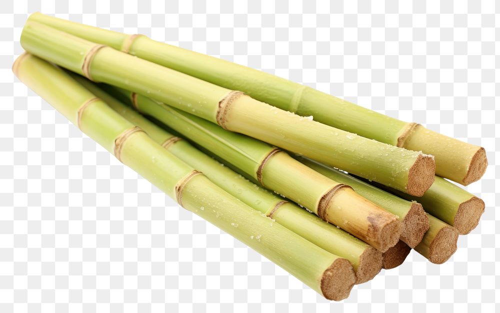 PNG Sugar cane bamboo plant white background. AI generated Image by rawpixel.