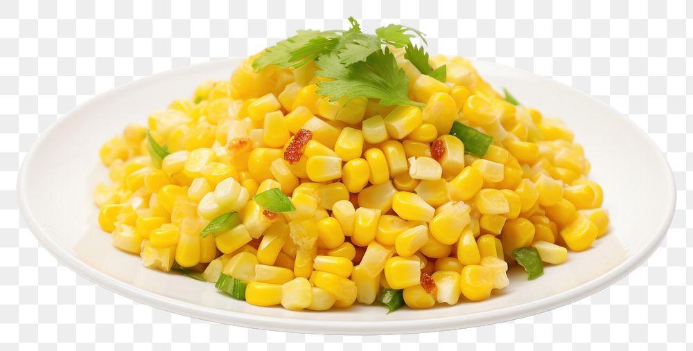 PNG Corn salad plate food  