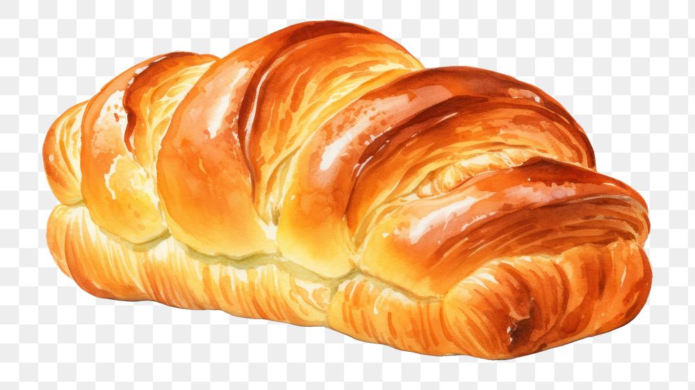 PNG Brioche croissant brioche bread. AI generated Image by rawpixel.