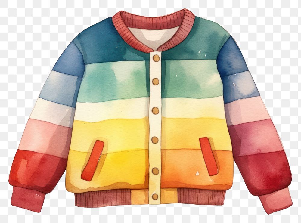 PNG Sweater sweatshirt cartoon jacket. AI generated Image by rawpixel.