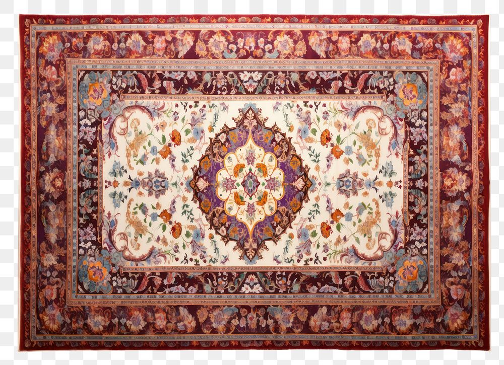 PNG Persian carpet backgrounds tapestry rug. AI generated Image by rawpixel.
