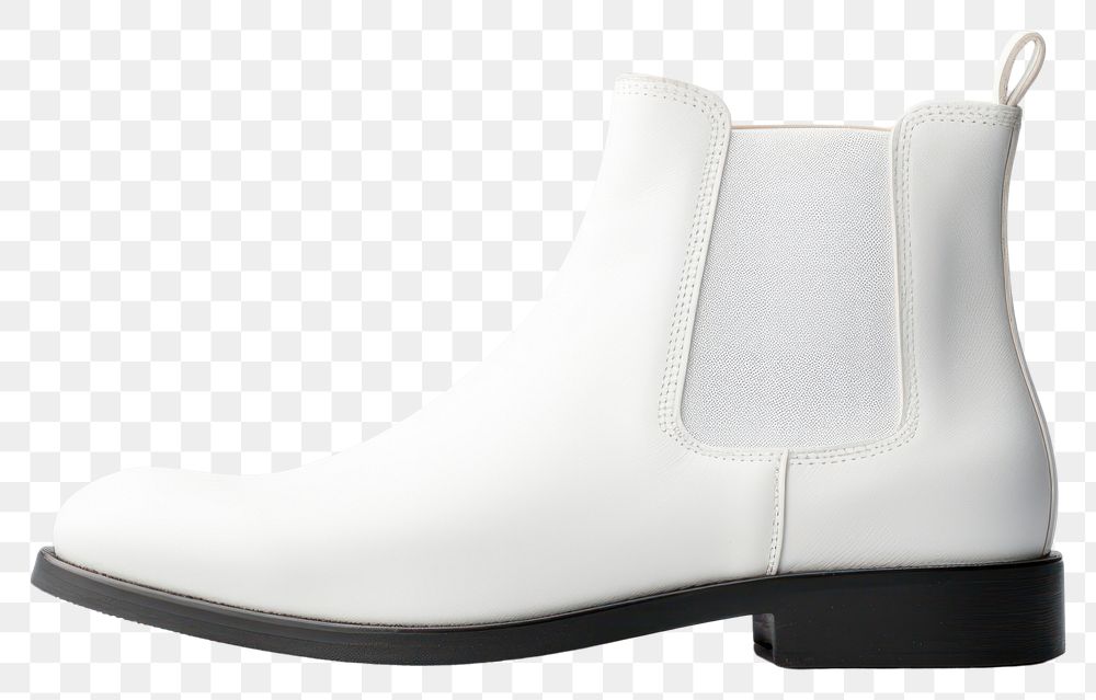 PNG Blank white chelsea boots footwear shoe simplicity. 