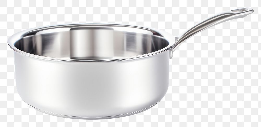 PNG Pan saucepan white background aluminum. AI generated Image by rawpixel.