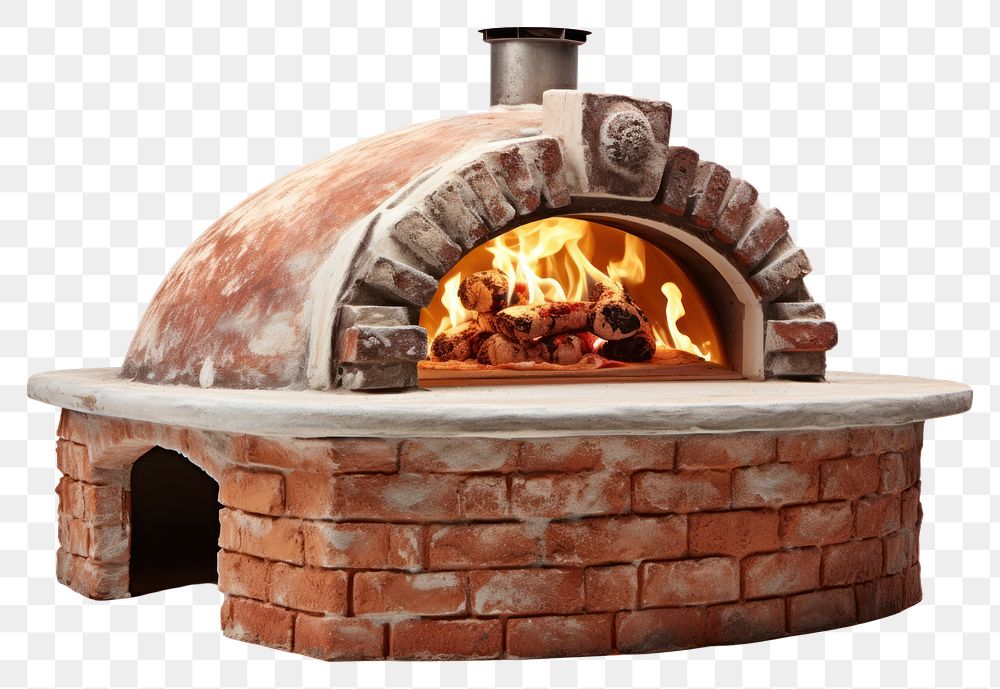 PNG Pizza oven fireplace hearth white background. AI generated Image by rawpixel.