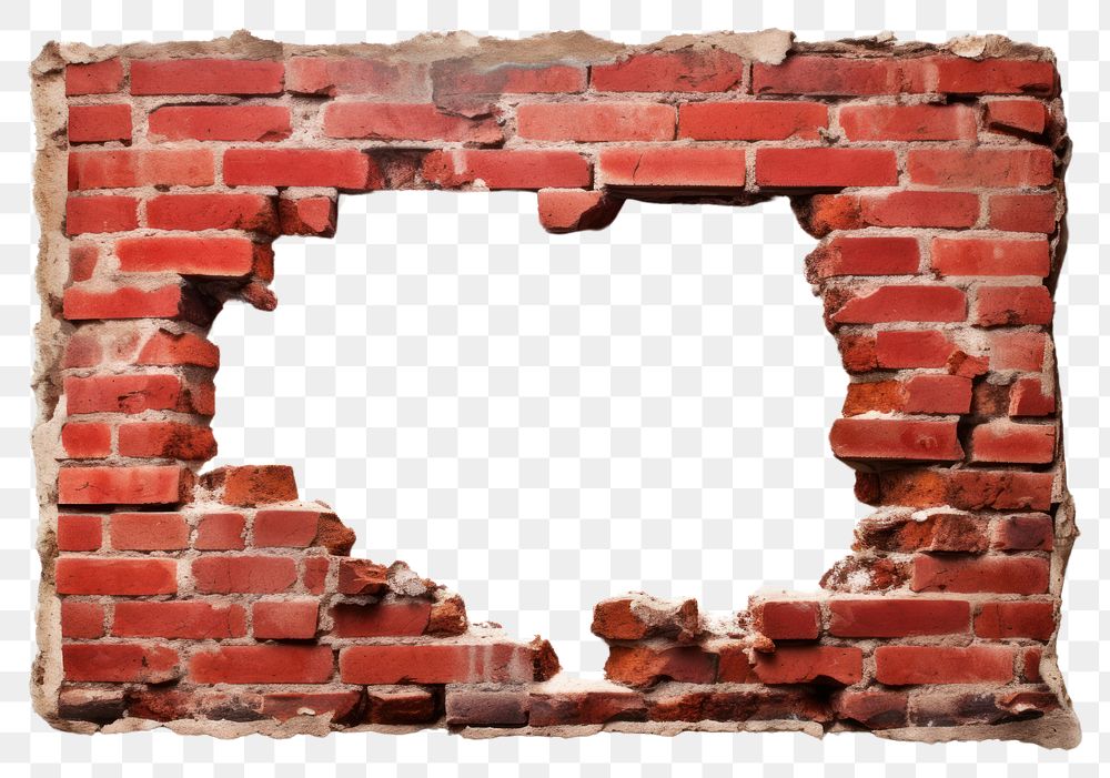 PNG Brick deterioration architecture backgrounds