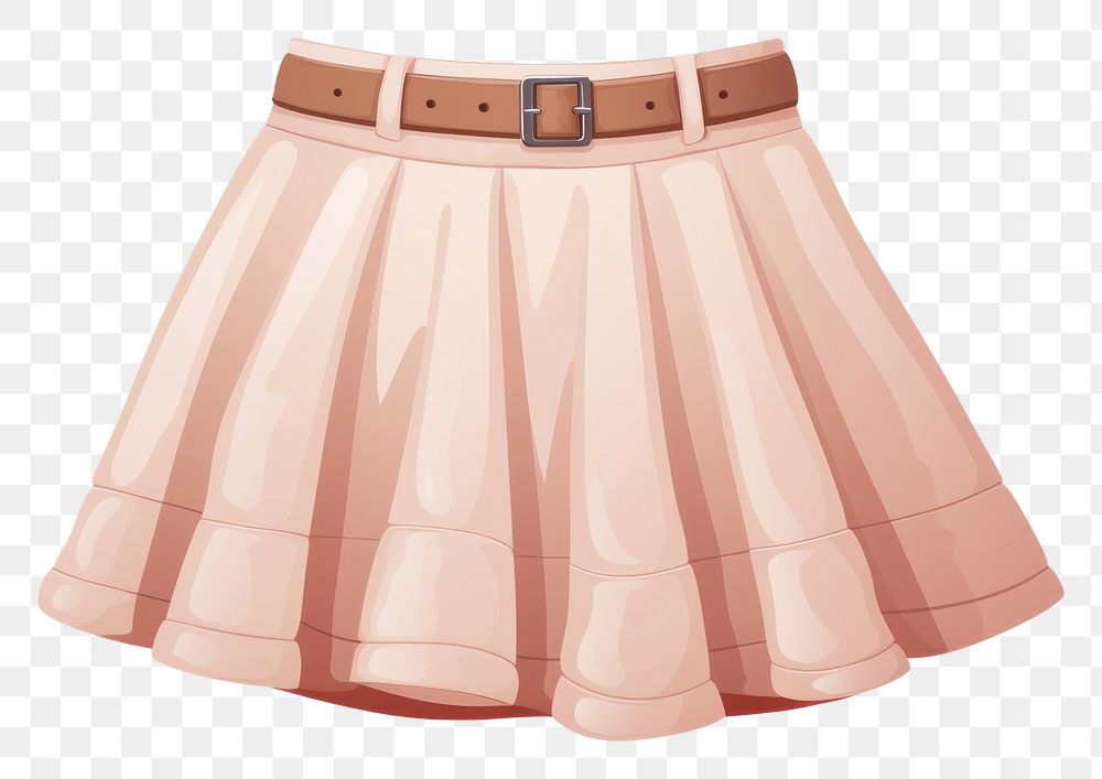 PNG Skirt miniskirt shorts white background. AI generated Image by rawpixel.