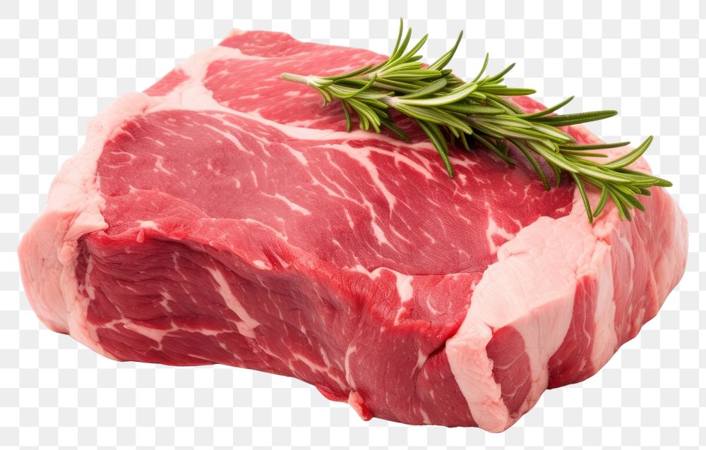 PNG Fresh raw Chuck Eye Roast Chuck Cut steak beef meat. AI generated Image by rawpixel.