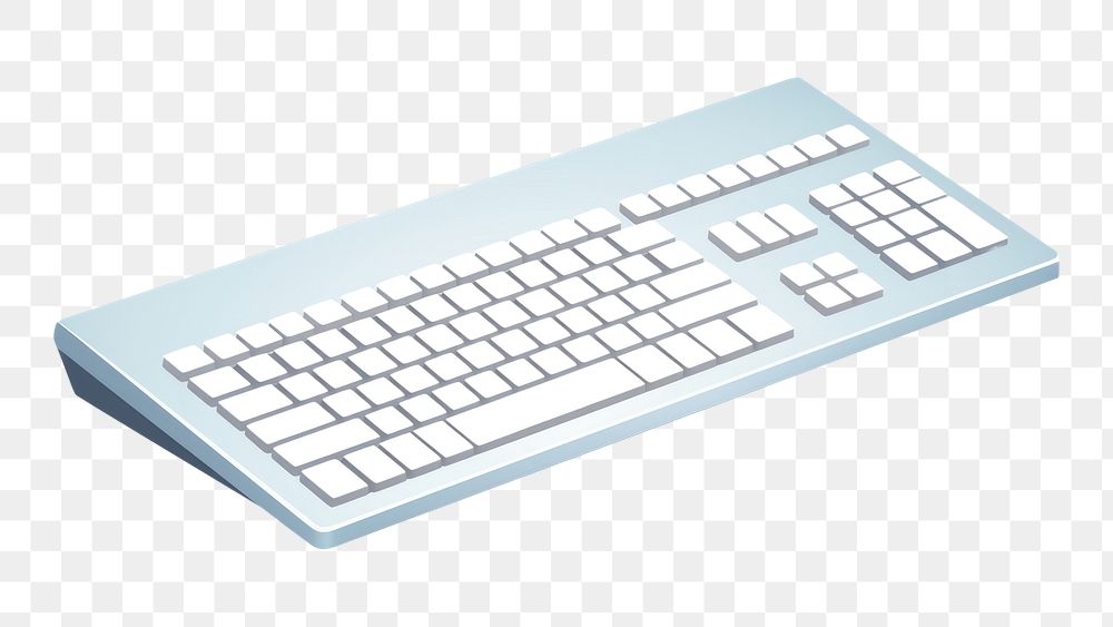 PNG Computer keyboard white background electronics. AI generated Image by rawpixel.