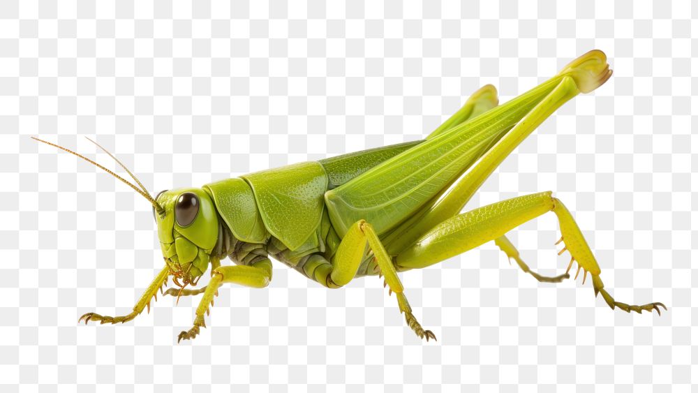 PNG Field grasshopper animal insect white background. AI generated Image by rawpixel.