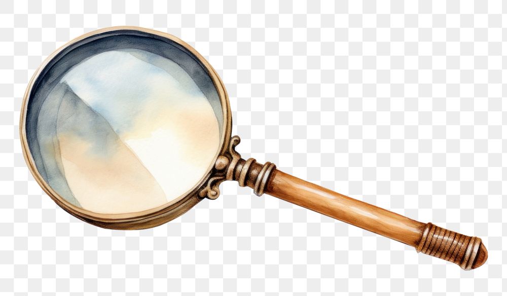 PNG A Magnifying glass magnifying reflection circle. AI generated Image by rawpixel.