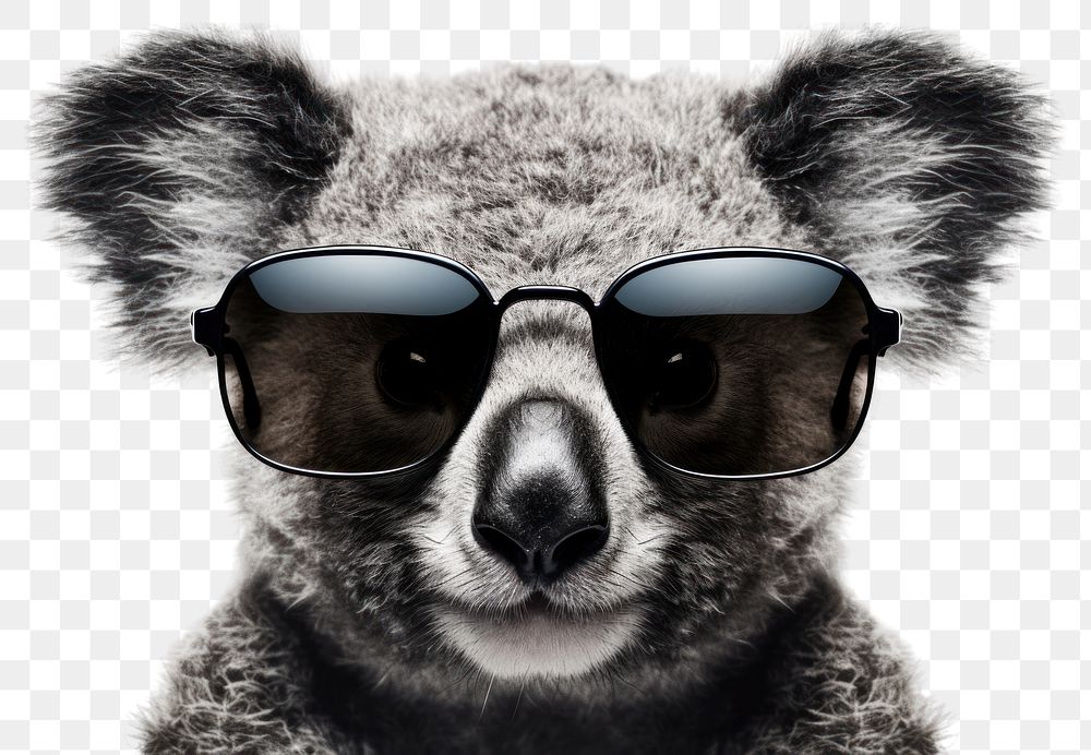 PNG Koala wearing sunglasses mammal animal accessories. AI generated Image by rawpixel.