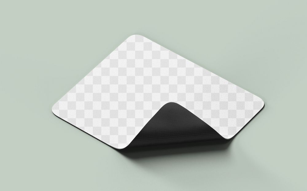 Mousepad png transparent mockup