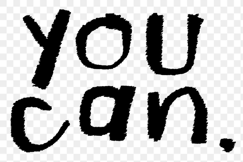 You can. png doodle element, transparent background