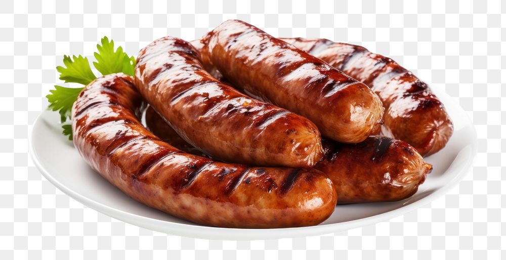 PNG  Pork sausage grilled meat. AI generated Image by rawpixel.