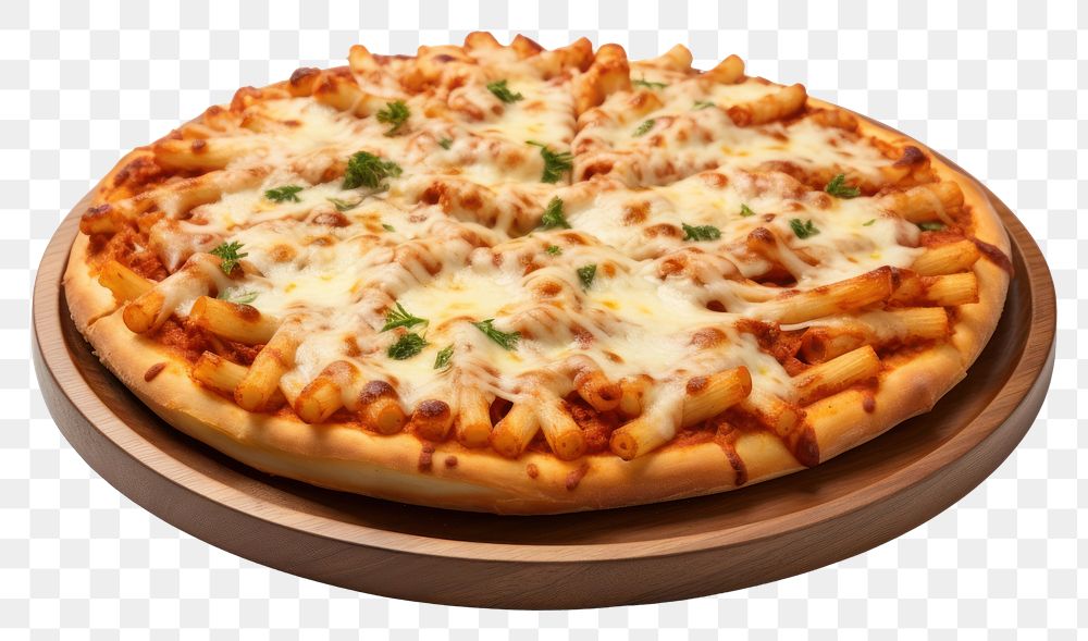 PNG Baked ziti pizza food zwiebelkuchen vegetable. AI generated Image by rawpixel.