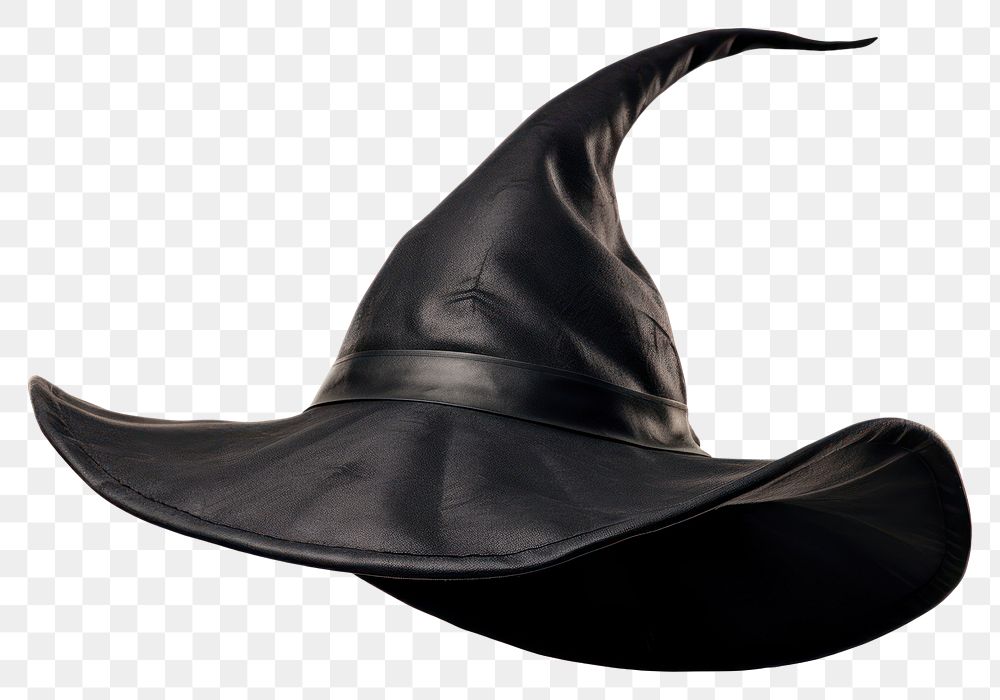 PNG  Black halloween witch hat black clothing apparel