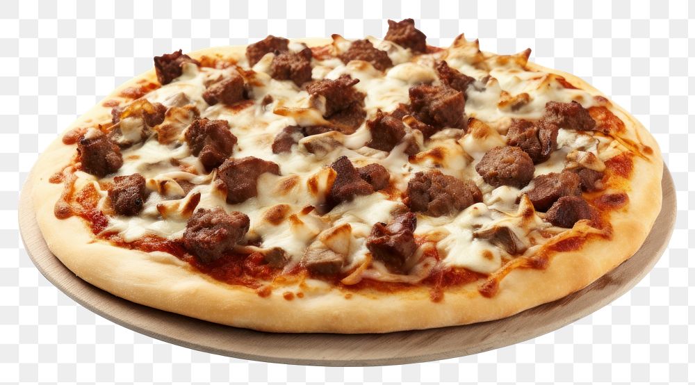 PNG Kebab pizza food meat mozzarella. AI generated Image by rawpixel.