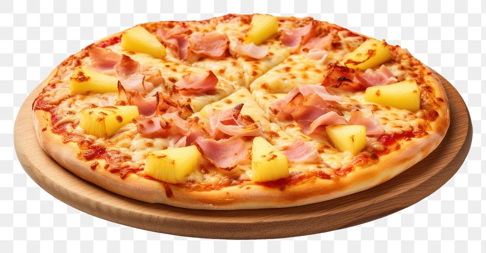 PNG Hawaiian pizza food pepperoni vegetable. AI generated Image by rawpixel.