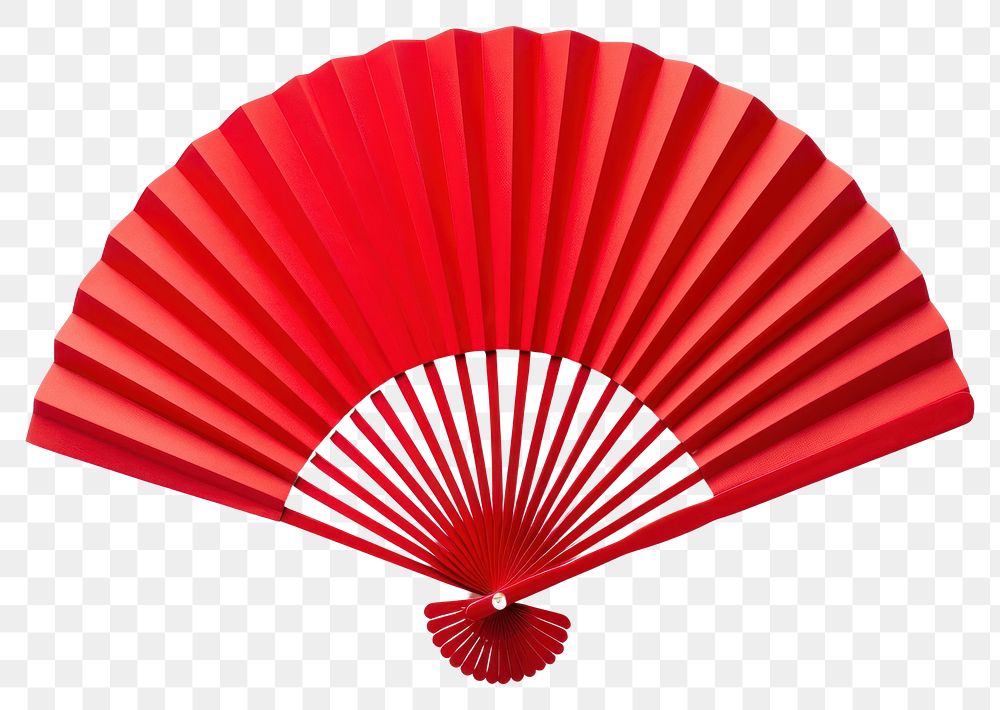 PNG  Paper fan chinese new year decoration paper radiator umbrella. AI generated Image by rawpixel.