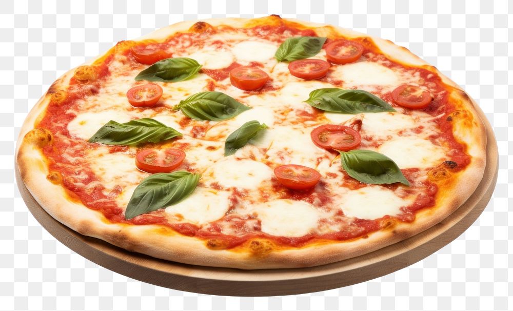 PNG Pizza Margherita pizza food mozzarella. AI generated Image by rawpixel.