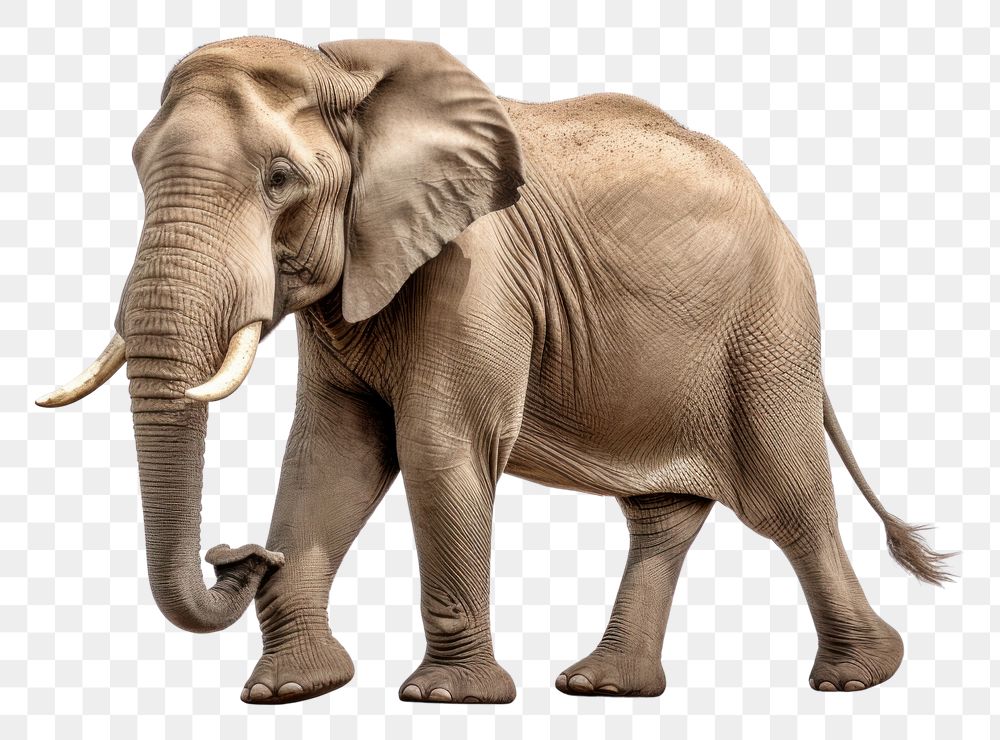 PNG Elephant wildlife walking animal. AI generated Image by rawpixel.