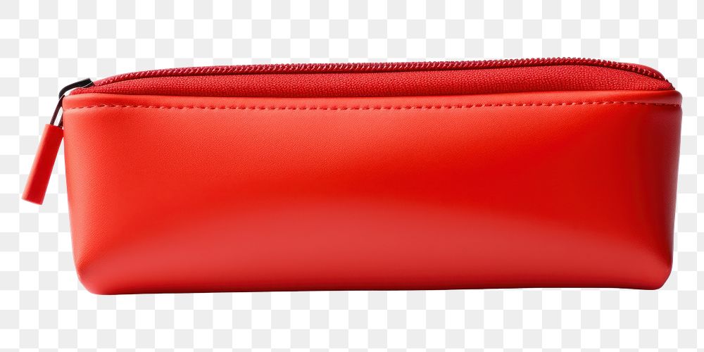 PNG Long pencil pen case container wallet white background accessories. AI generated Image by rawpixel.