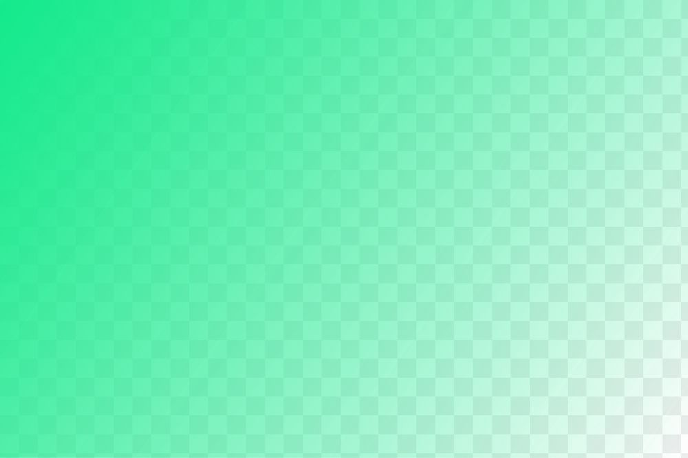 Green gradient png transparent background