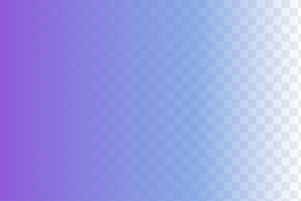 Purple blue gradient, transparent background