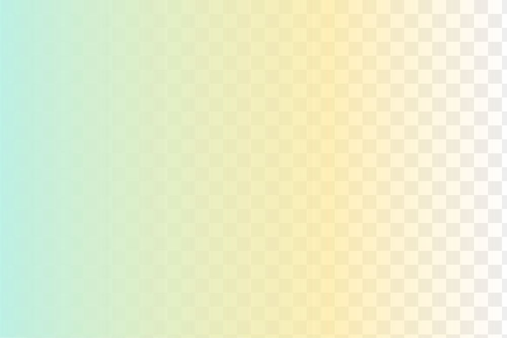 Png blue yellow gradient, transparent background