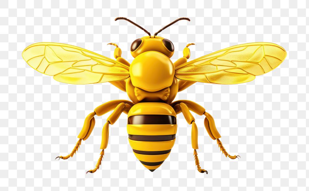 PNG  Bee animal insect hornet. AI generated Image by rawpixel.