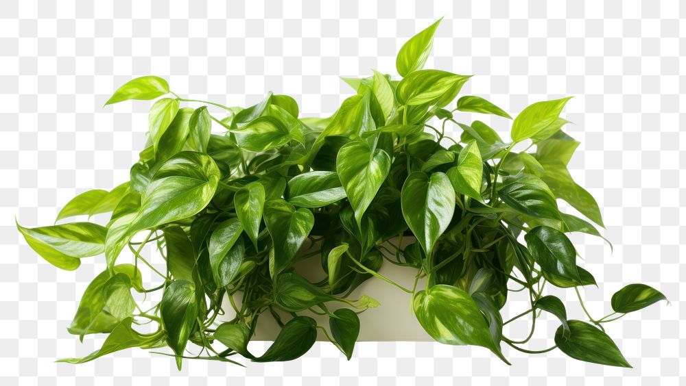PNG  Pothos plant leaf white background houseplant. AI generated Image by rawpixel.