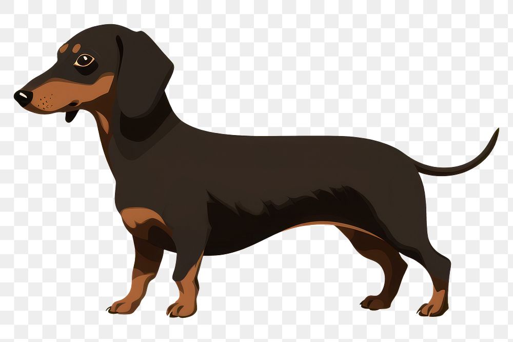 PNG Dog dachshund animal mammal. AI generated Image by rawpixel.