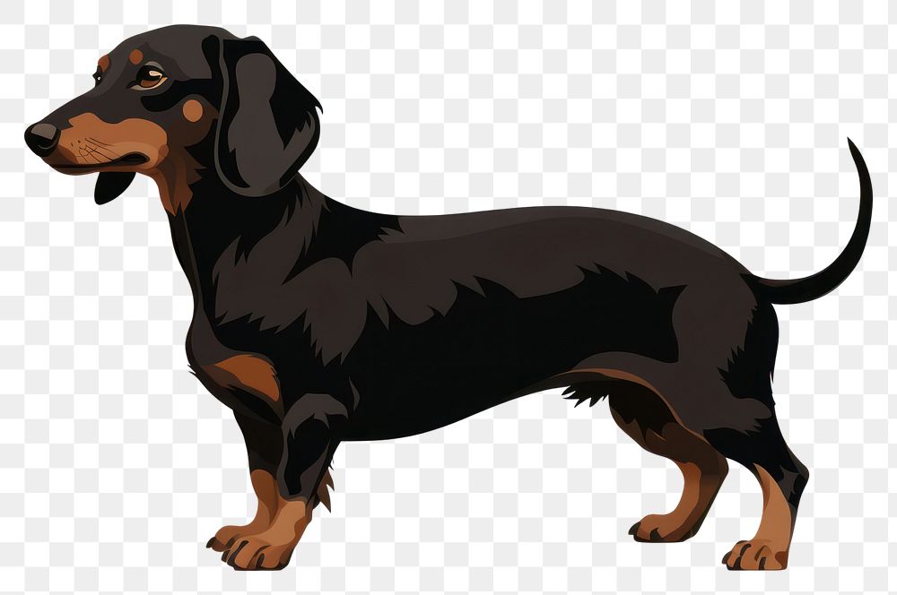PNG Dog dachshund animal mammal. AI generated Image by rawpixel.