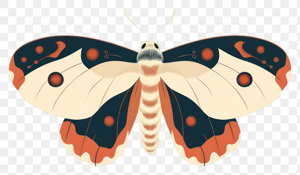 PNG Moth butterfly animal insect. 