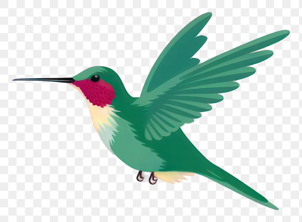 PNG Hummingbird animal flying beak. 