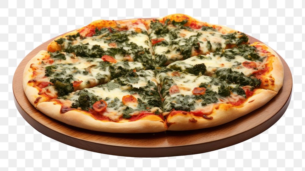 PNG Spinach pizza food mozzarella. 