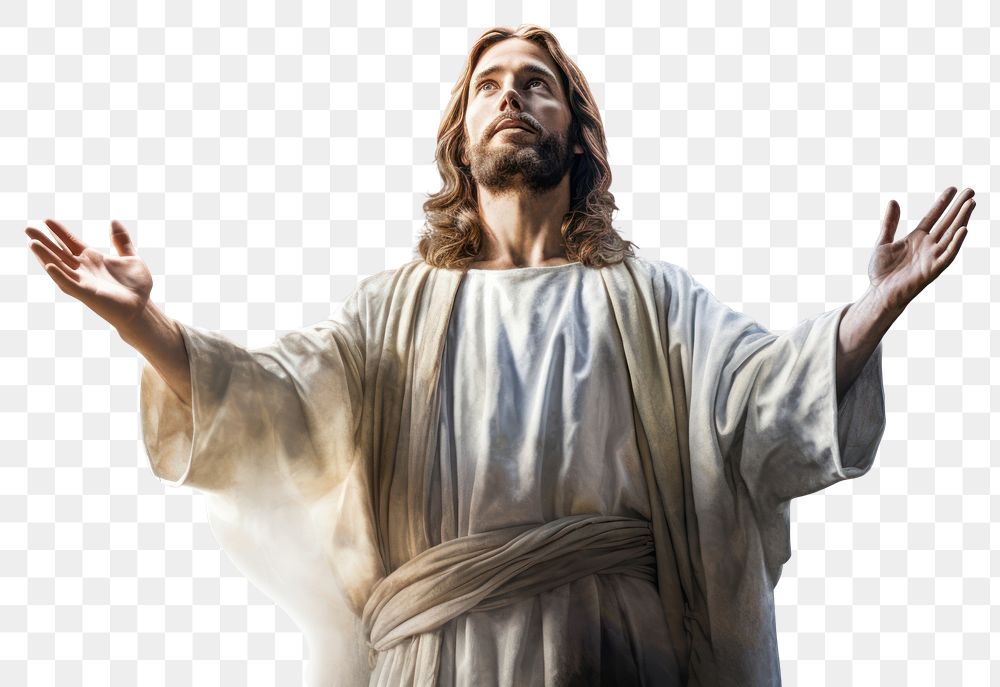 PNG Statue Jesus Christ adult white background spirituality. AI generated Image by rawpixel.