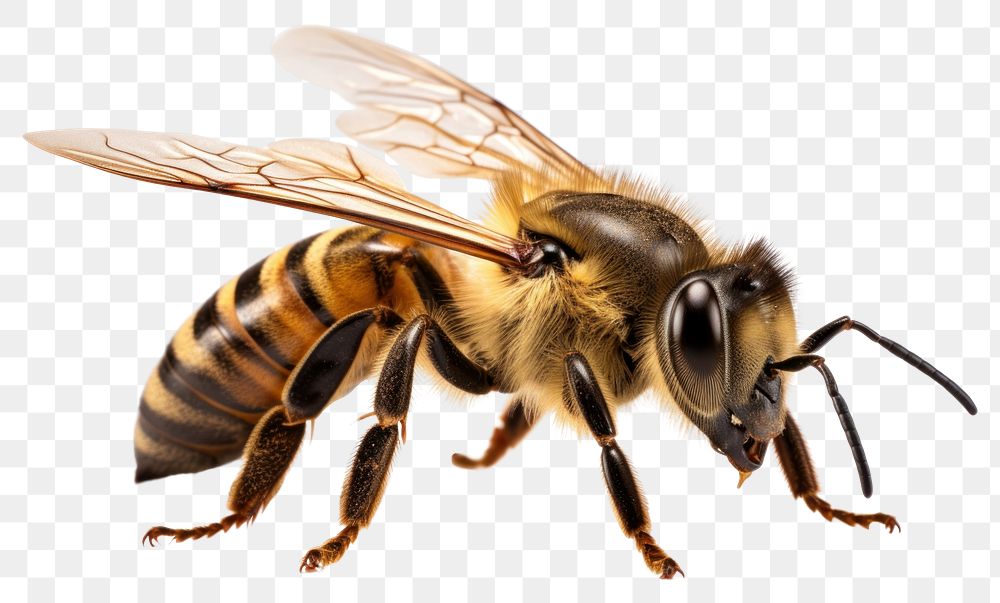 PNG  Bee bee animal insect. AI generated Image by rawpixel.