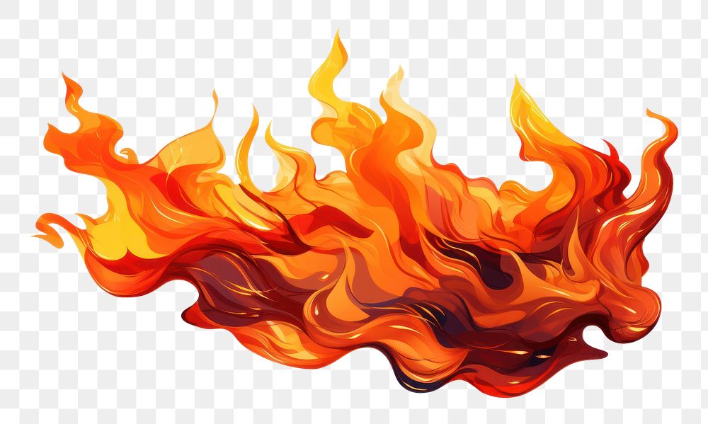 PNG Fire white background creativity explosion. AI generated Image by rawpixel.