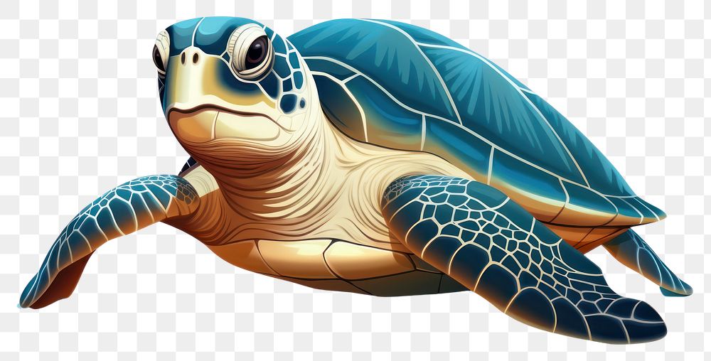 PNG Sea turtle reptile animal wildlife. AI generated Image by rawpixel.