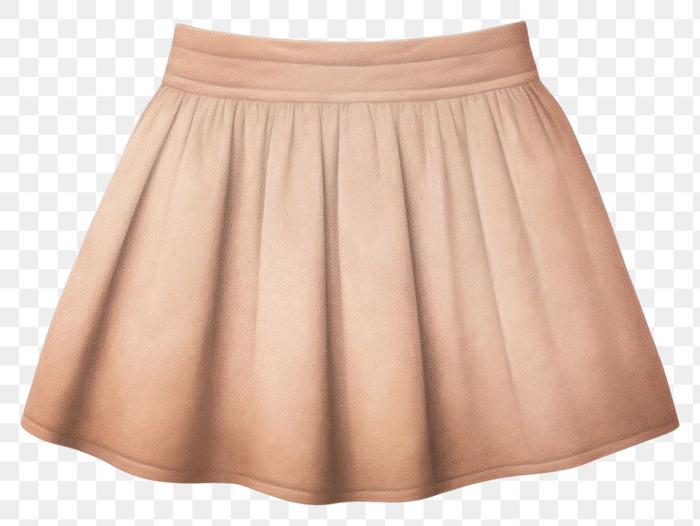 PNG  Short skirt miniskirt white background coathanger. AI generated Image by rawpixel.