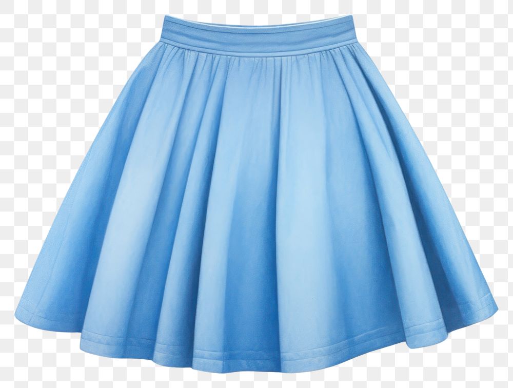 PNG  Short skirt white blue white background. AI generated Image by rawpixel.