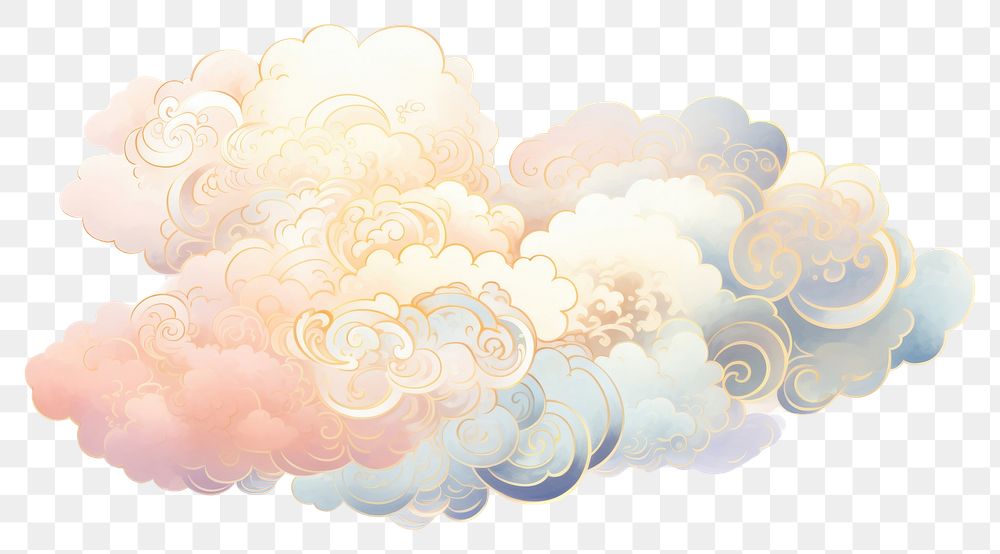 PNG One auspicious cloud backgrounds pattern art