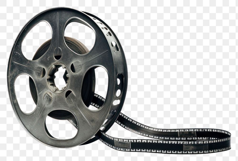 PNG Film strip wheel white background technology. AI generated Image by rawpixel.