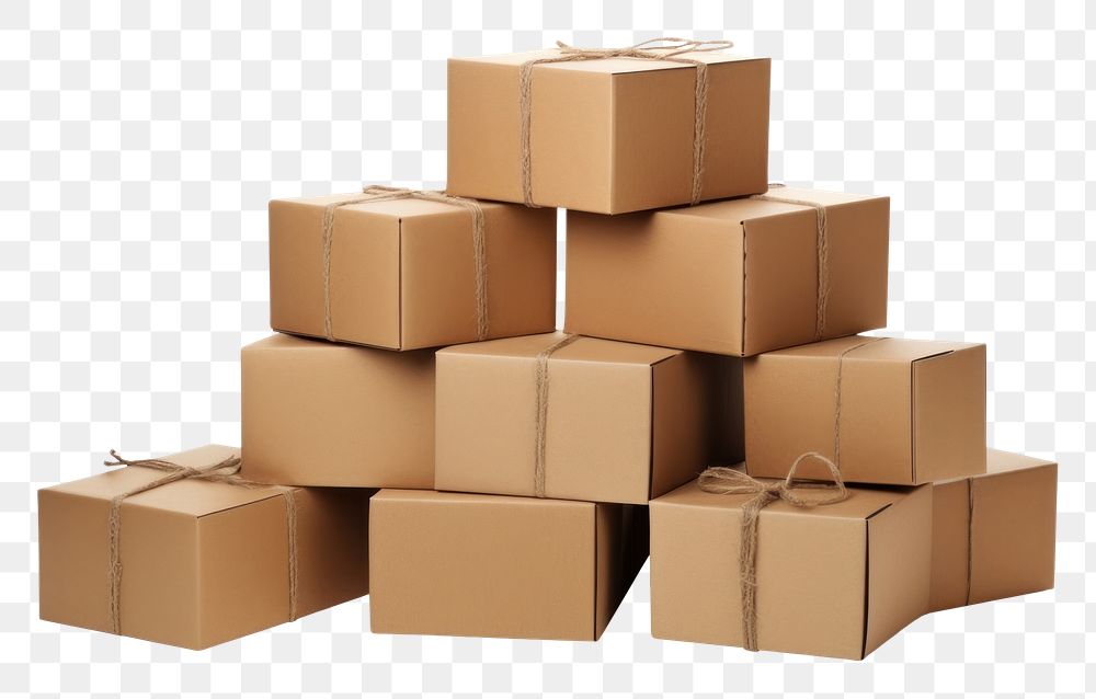 PNG Boxes cardboard carton brown. 