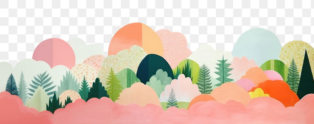 PNG  Park art border outdoors. AI generated Image by rawpixel.